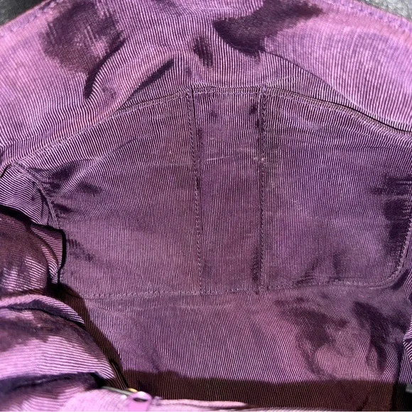 HOBO Black Leather Tote Bag with fur on the front - Picture 6 of 6